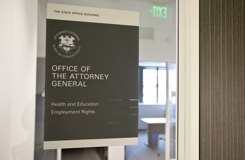 The attorney general and his staff have already moved into the renovated State Office Building from their previous quarters at nearby 55 Elm St.